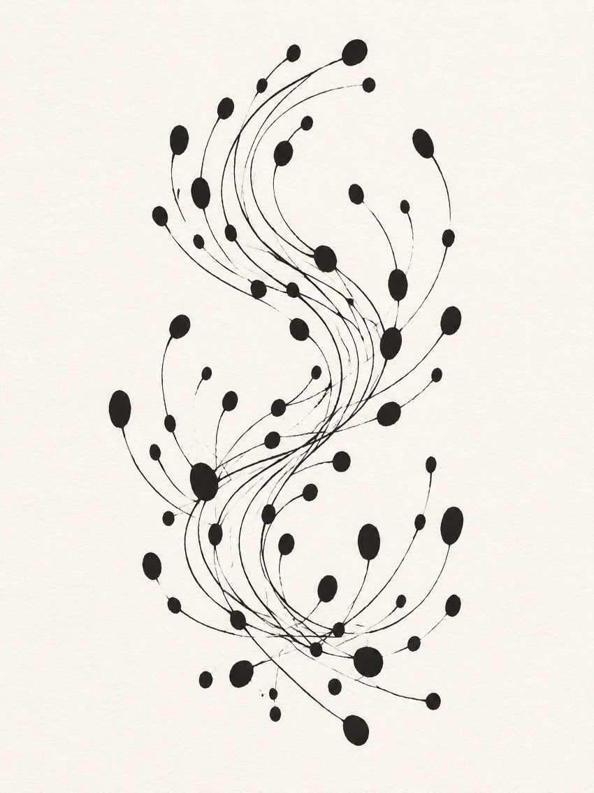 Dansende Inkt – kunstposter
