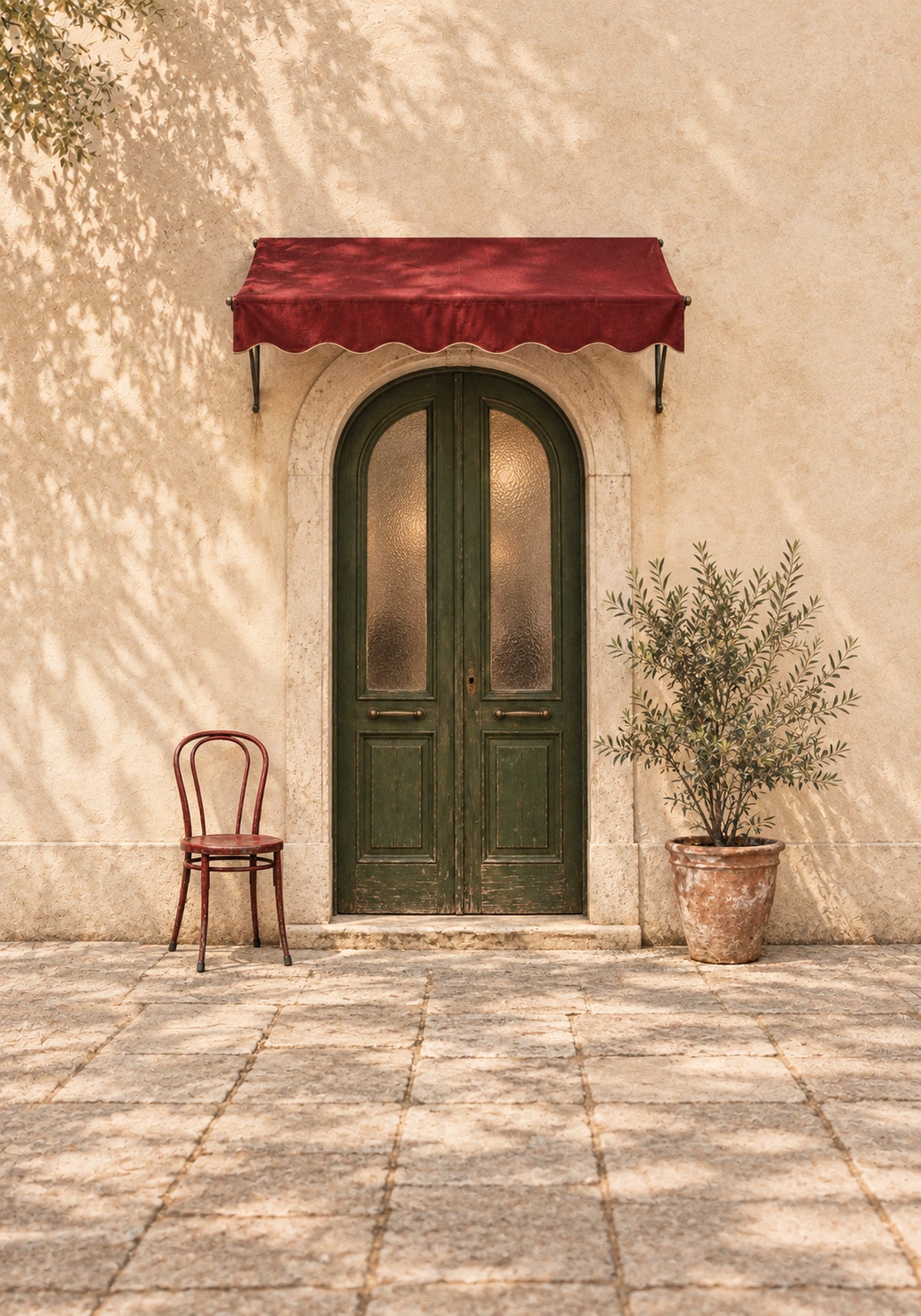 Deur in de Middagzon – Mediterrane Poster
