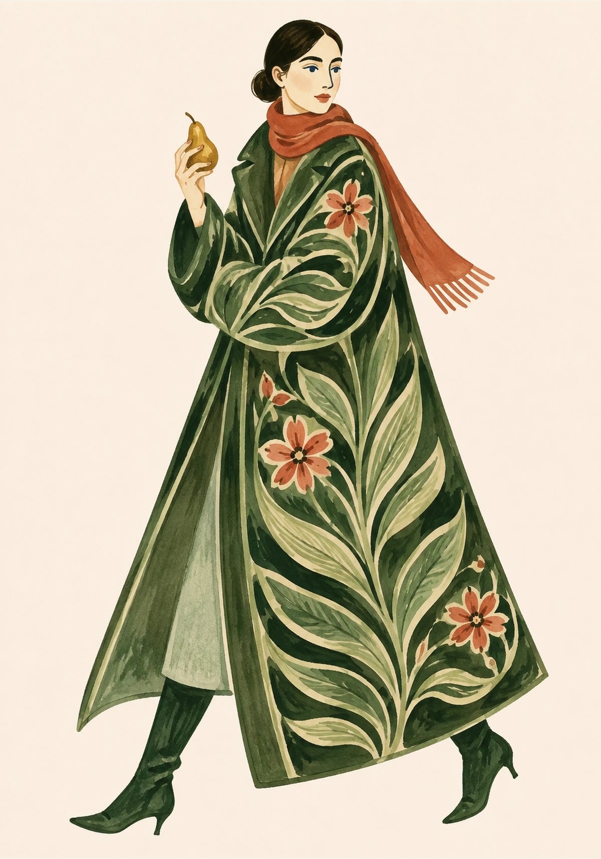 Groene Jas, Roze Bloei