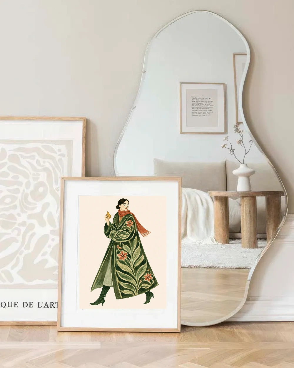 Groene Jas, Roze Bloei – afbeelding 2