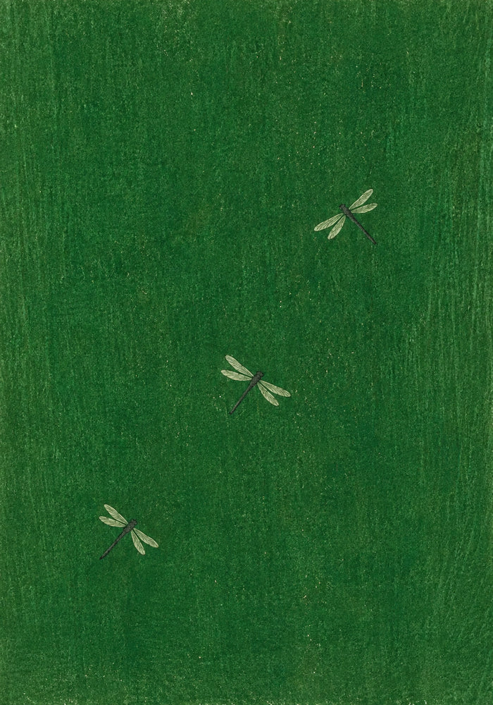 Libellen in het Groen – Natuur Poster